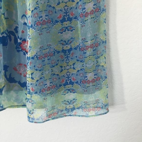 Ella Moss 100% Silk Skirt Elastic waist - Picture 2 of 7